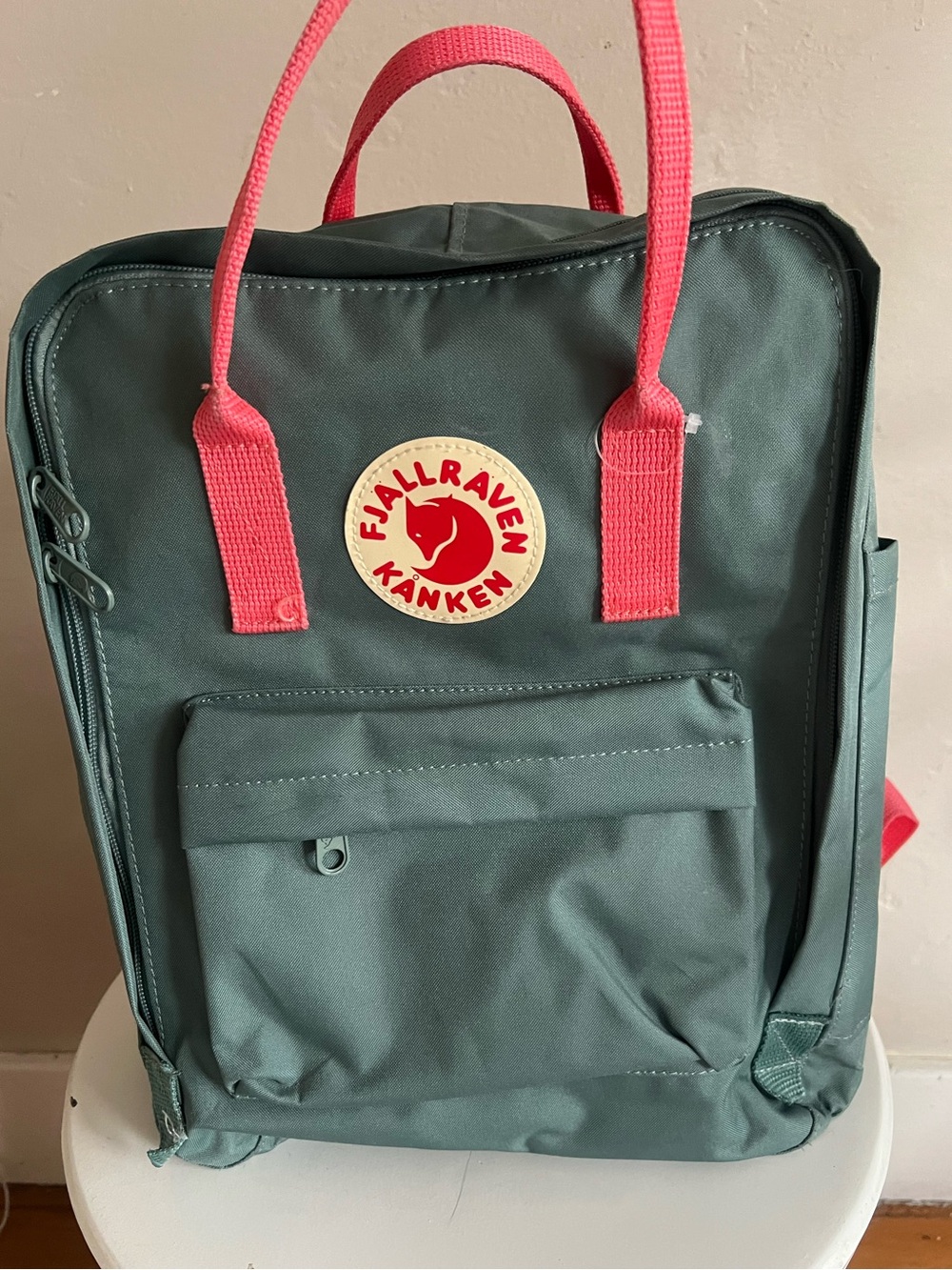 Fjällräven Kånken Classic Backpack 
Frost green hot pink
Never used